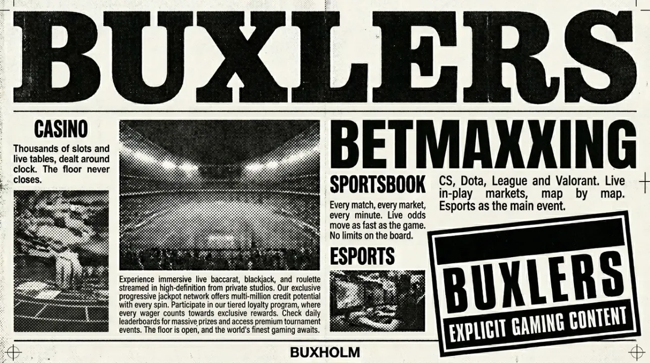 Buxlers campaign poster