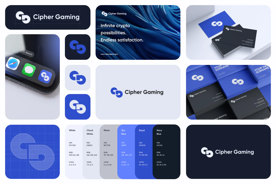 Cipher Gaming brand design