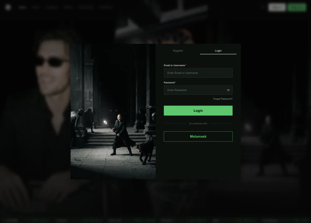 Sign-in screen design